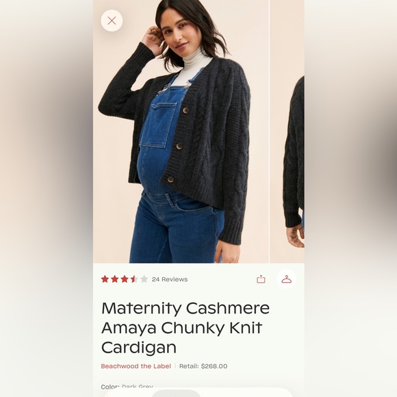 Beachwood Baby Sweaters - Beachwood cashmere sweater gray knit - one size